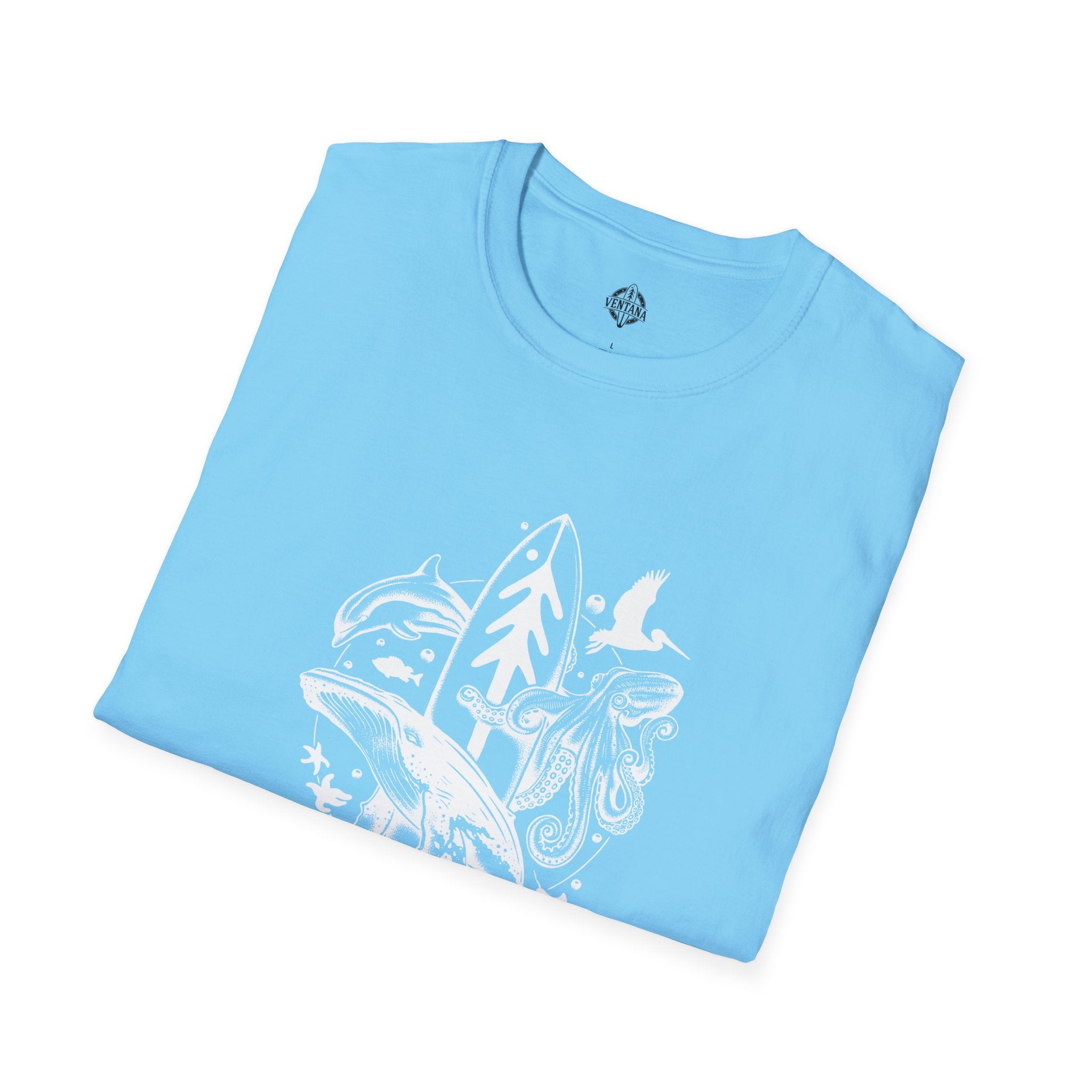 Ventana Monterey Bay by Thiago Bianchini Unisex - Soft Style U.S. Cotton T-Shirt
