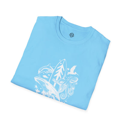 Ventana Monterey Bay by Thiago Bianchini Unisex - Soft Style U.S. Cotton T-Shirt
