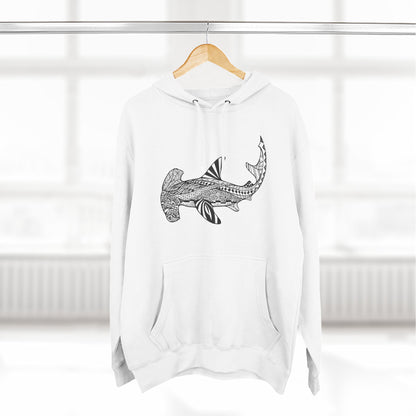 Ventangle Hammerhead Unisex - Pull-Over Cotton Blend Fleece Hoodie