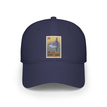 Sunfish Lotería Unisex - 100% Cotton Baseball Cap (El Pez Luna)