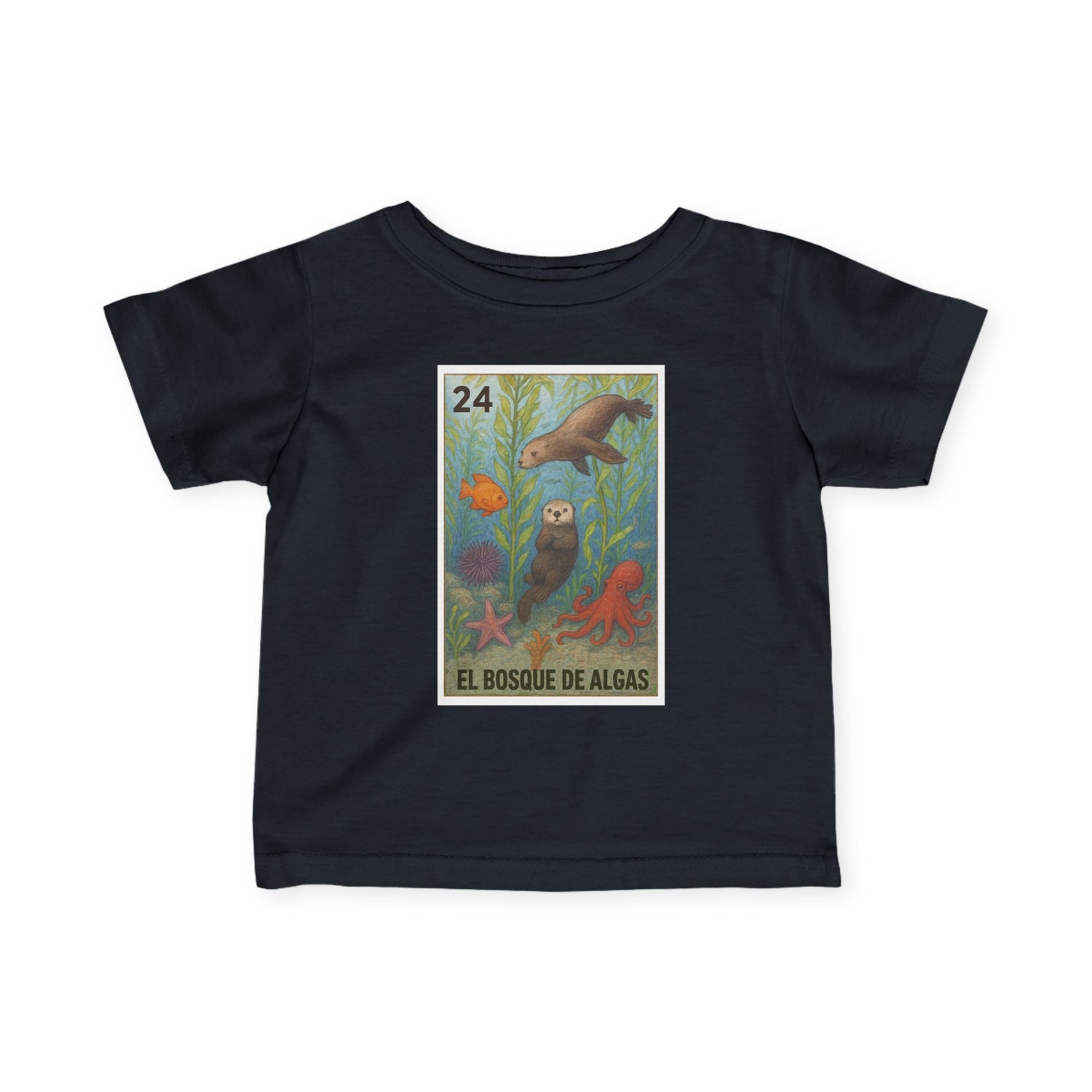 Kelp Forest Lotería - Infant 100% Cotton T-Shirt (El Bosque de Algas)