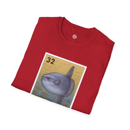 Sunfish Lotería Unisex - Soft Style U.S. Cotton T-Shirt (El Pez Luna)
