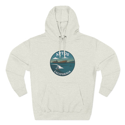 Aptos California Classic Unisex - Pull-Over Cotton Blend Fleece Hoodie