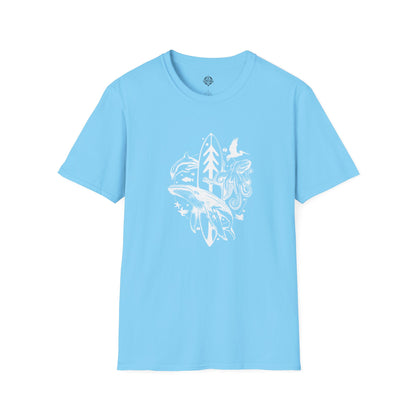 Ventana Monterey Bay by Thiago Bianchini Unisex - Soft Style U.S. Cotton T-Shirt