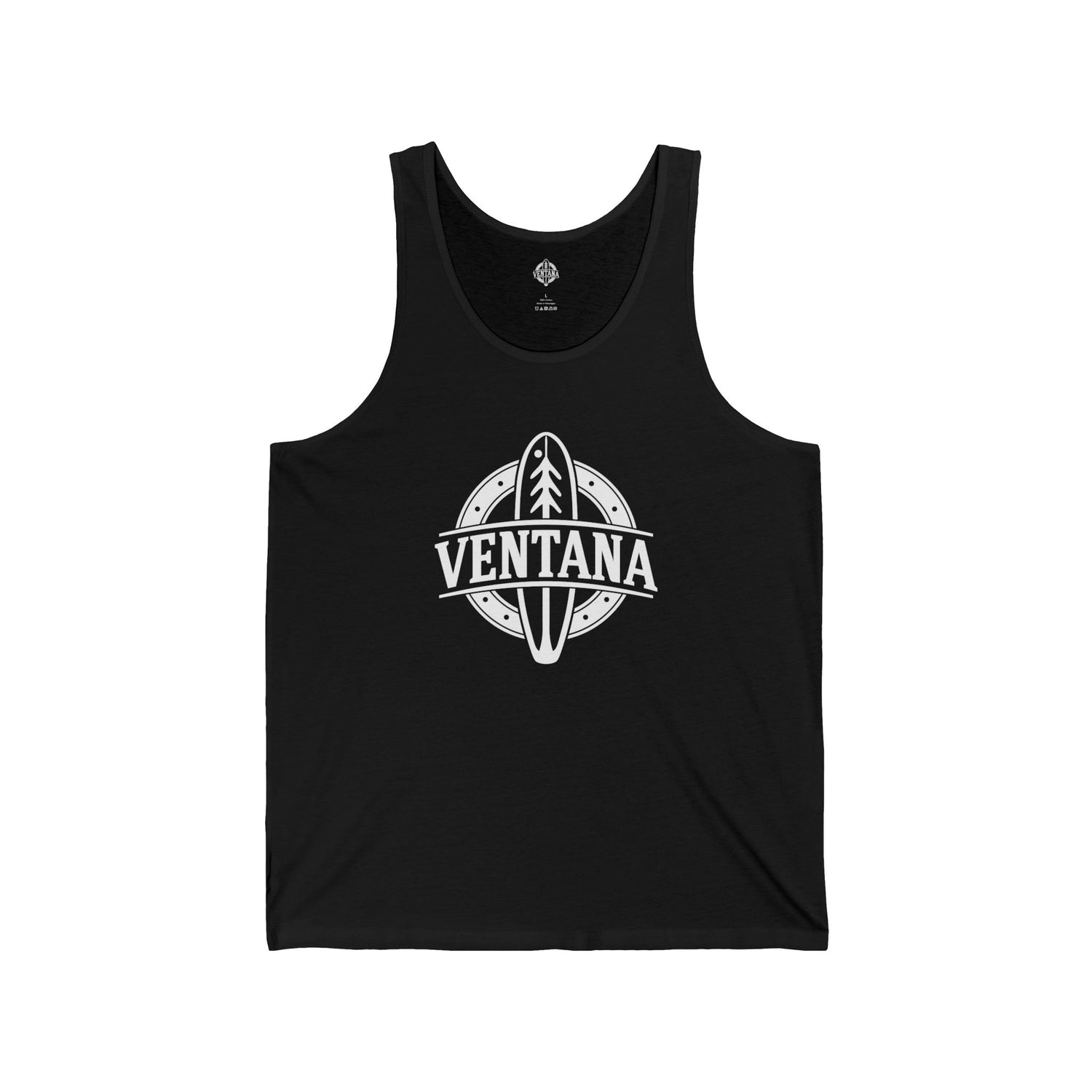 Ventana Treefish Logo - Cotton Jersey Tank Top Unisex