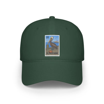 Pelican Lotería Unisex - 100% Cotton Baseball Cap (El Pelícano)