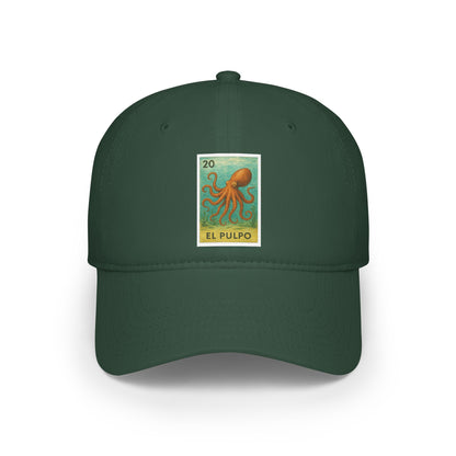 Octopus Lotería Unisex - 100% Cotton Baseball Cap (El Pulpo)