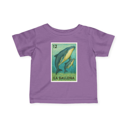 Whale Lotería - Infant 100% Cotton T-Shirt (La Ballena)