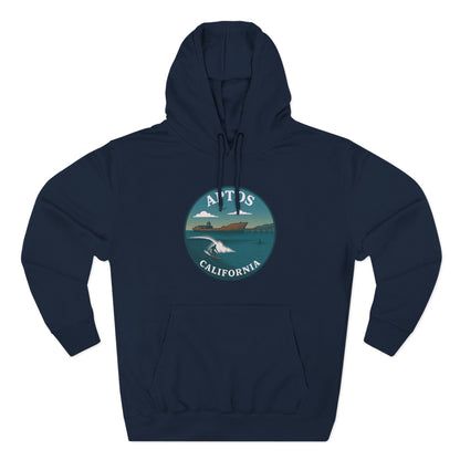 Aptos California Classic Unisex - Pull-Over Cotton Blend Fleece Hoodie