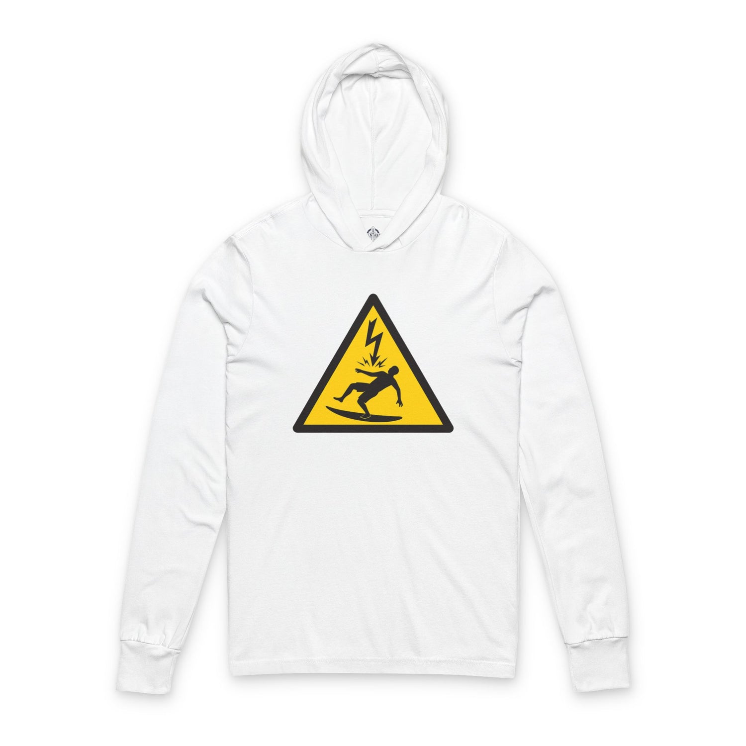 Electric Surfer Unisex - Cotton Long Sleeve Hooded T-Shirt