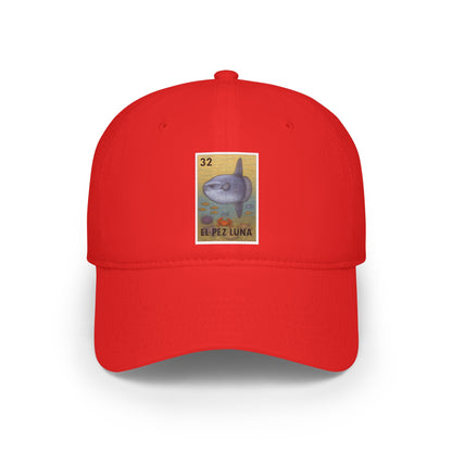 Sunfish Lotería Unisex - 100% Cotton Baseball Cap (El Pez Luna)