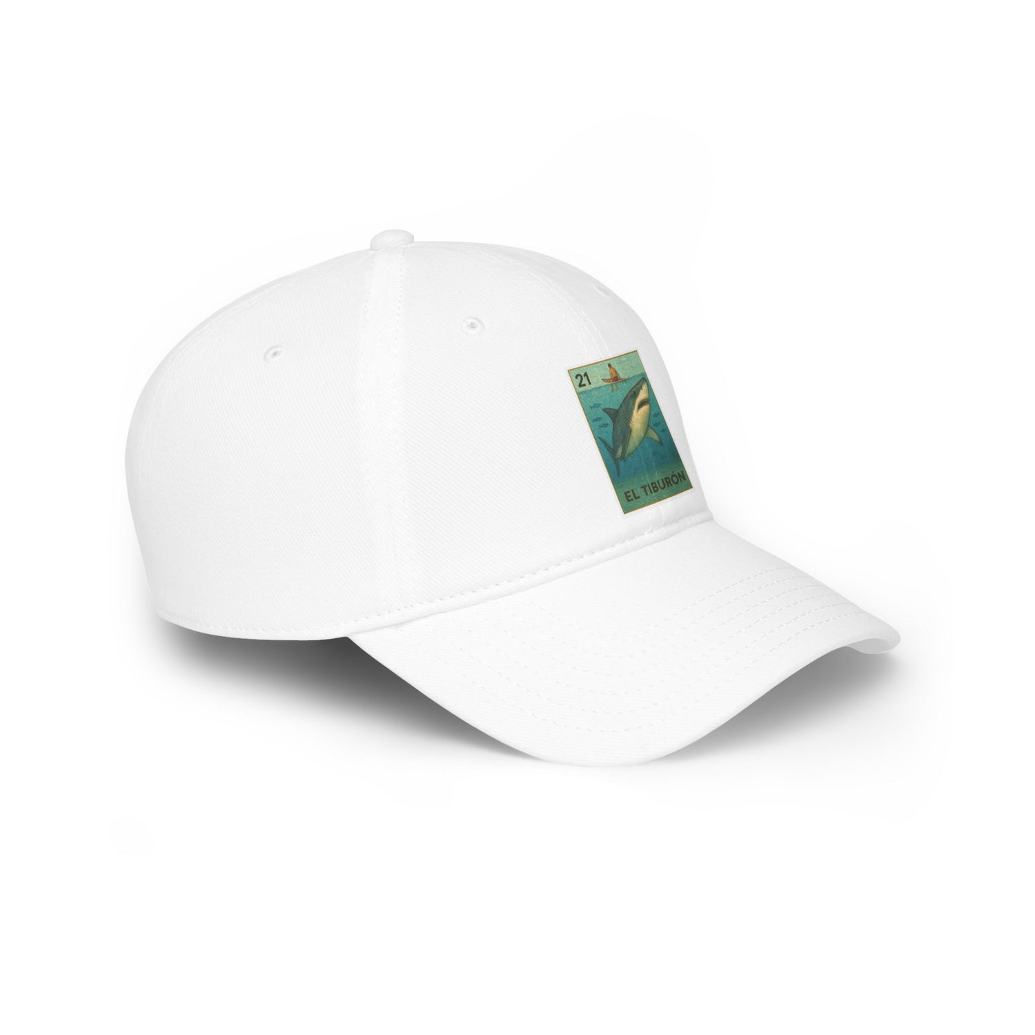 Shark Lotería Unisex - 100% Cotton Baseball Cap (El Tiburón)