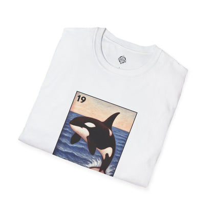 Orca Lotería Unisex - Soft Style U.S. Cotton T-Shirt (La Orca)
