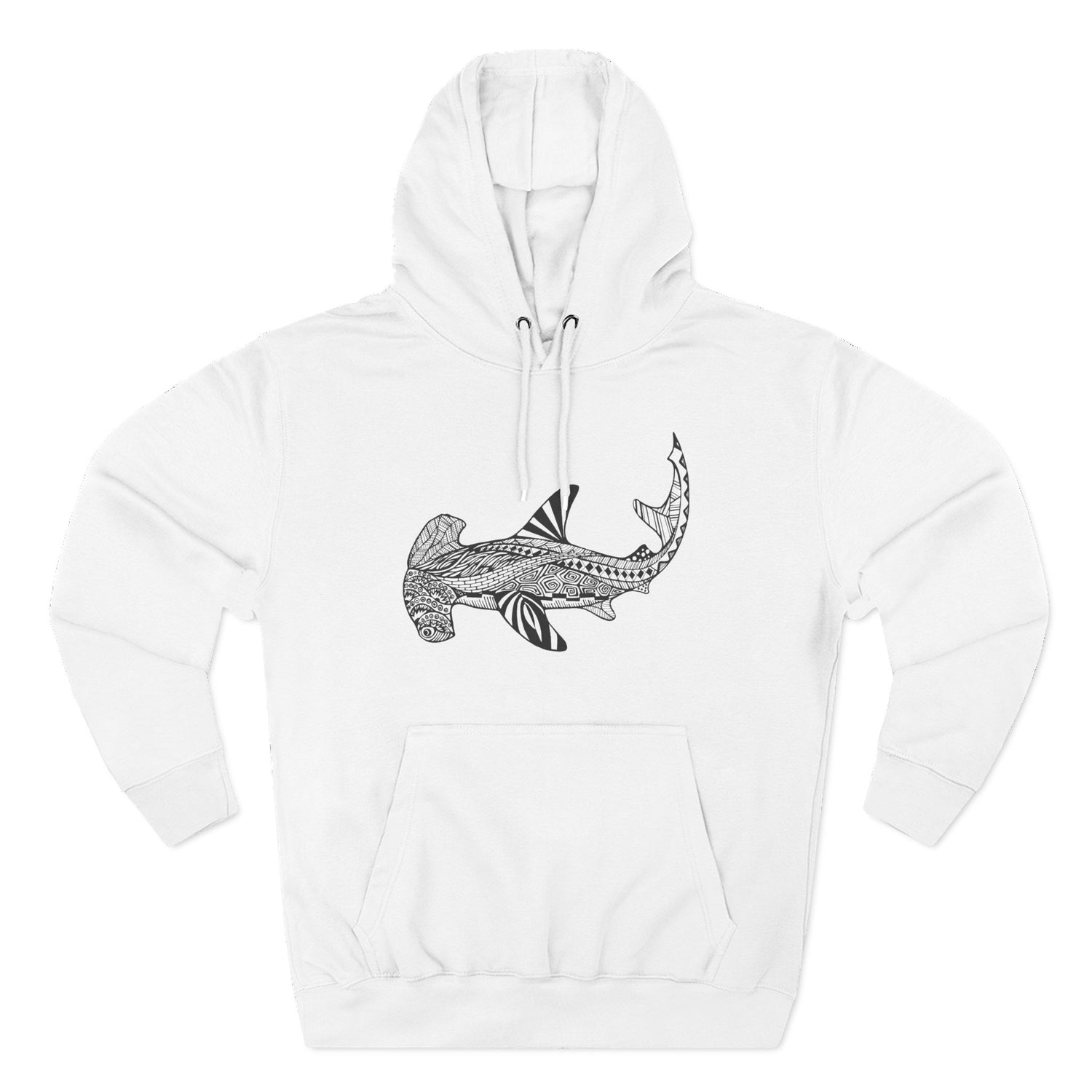 Ventangle Hammerhead Unisex - Pull-Over Cotton Blend Fleece Hoodie