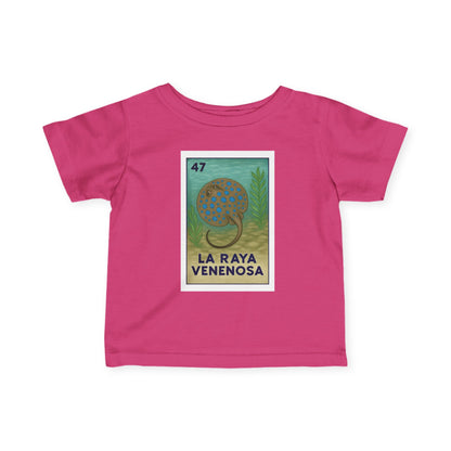 Stingray Lotería - Infant 100% Cotton T-Shirt (La Orca)