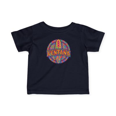 Ventana Psychedelic Treefish Logo - Infant 100% Cotton T-Shirt
